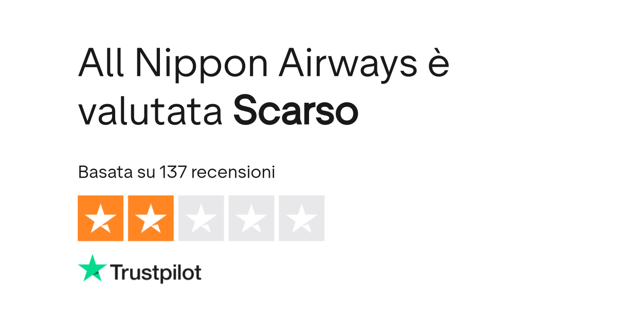 All Nippon Airways Leggi le recensioni dei servizi di www.ana.co.jp