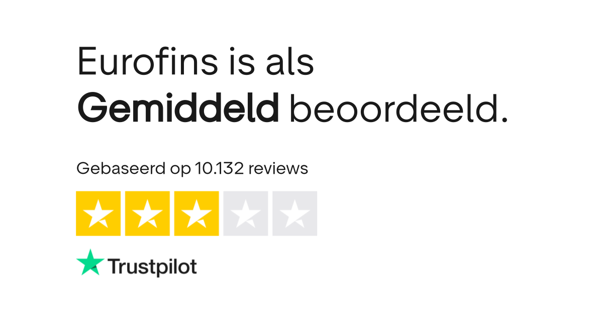 Eurofins reviews Bekijk consumentenreviews over