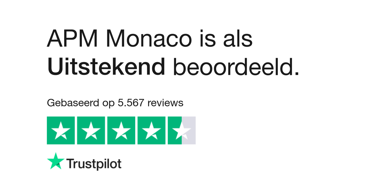 APM Monaco reviews Bekijk consumentenreviews over apm.mc