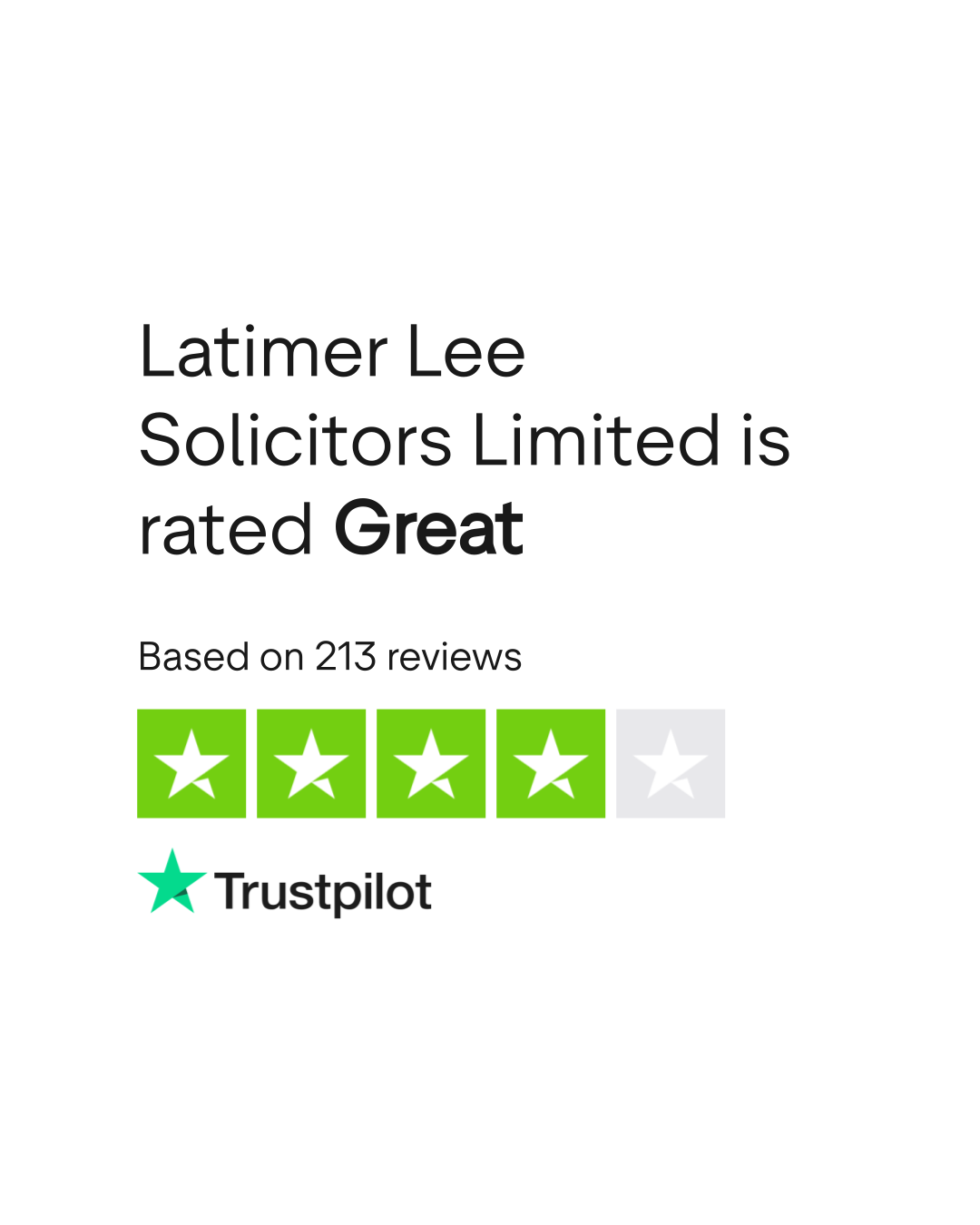 Latimer Lee Solicitors Limited Reviews Read Customer Service Reviews