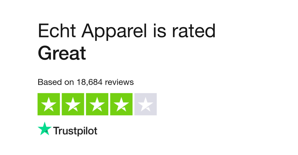Echt Apparel Reviews  Read Customer Service Reviews of echt.com.au