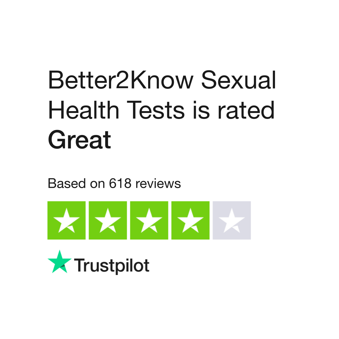 Better2Know Sexual Health Tests Reviews Read Customer Service