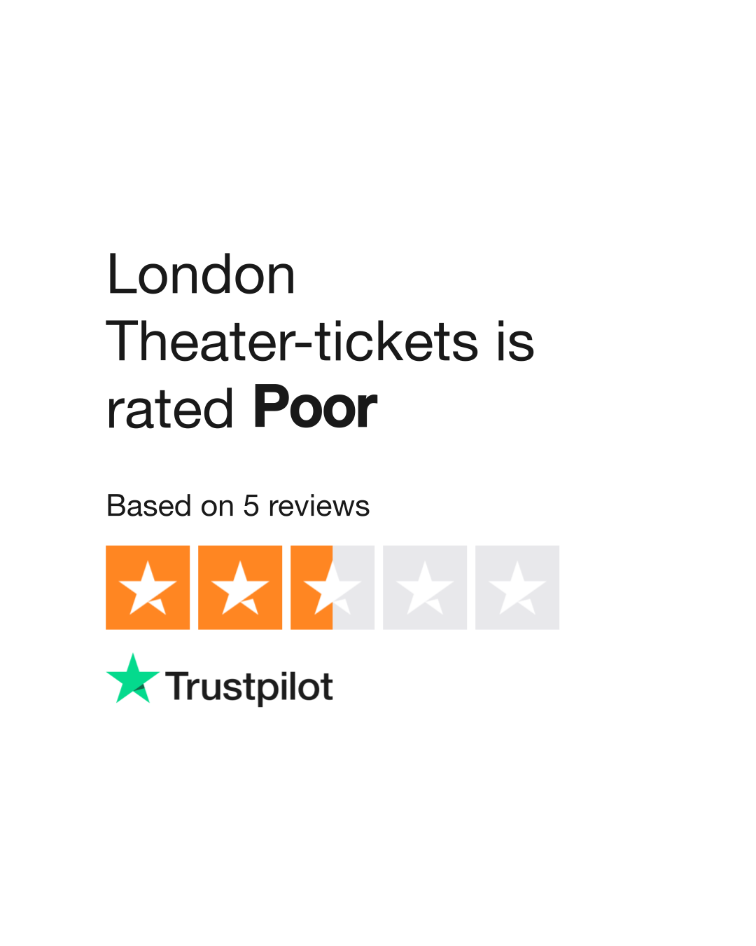 London Theatertickets Reviews Read Customer Service Reviews of book