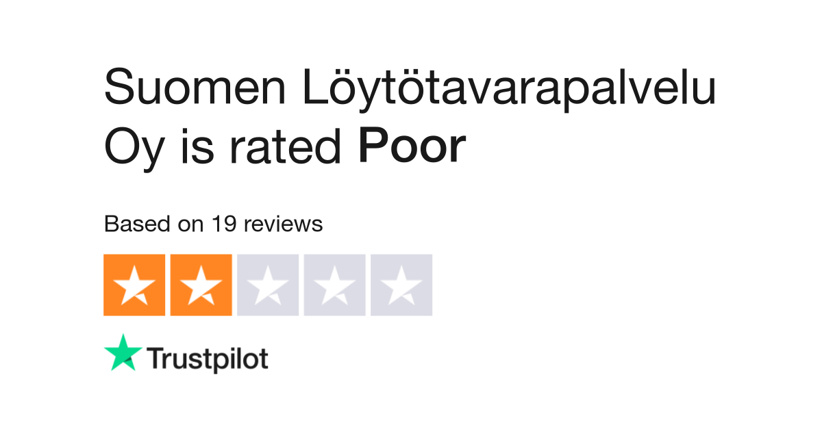 Suomen Löytötavarapalvelu Oy Reviews | Read Customer Service Reviews of  