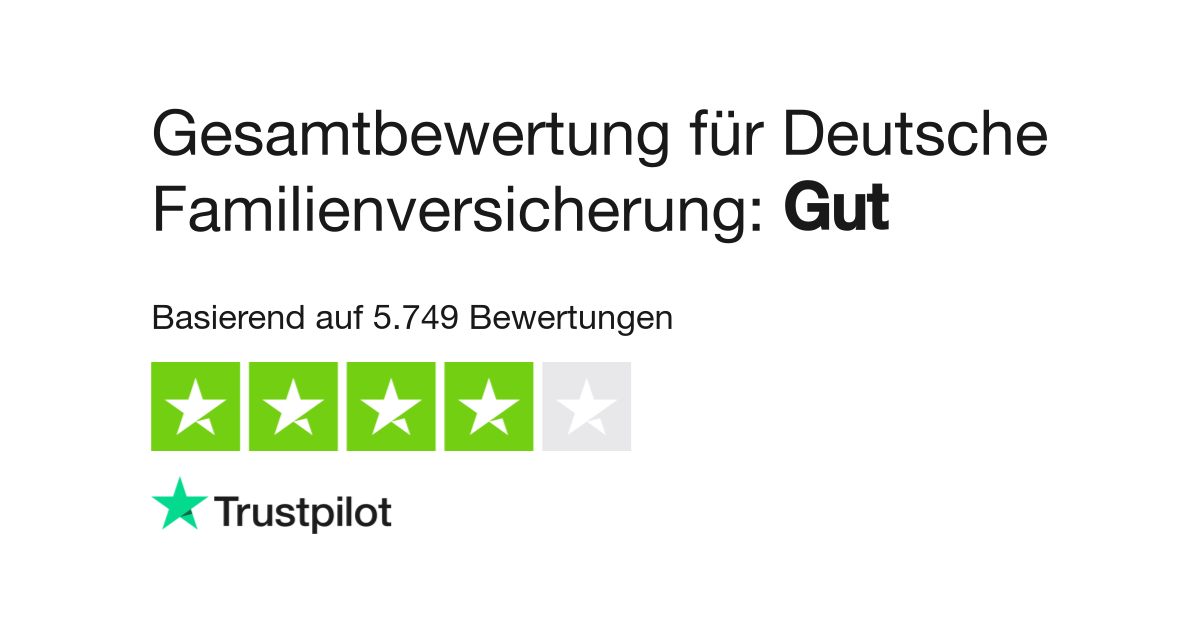 Bewertungen zu Deutsche Familienversicherung | Lesen Sie