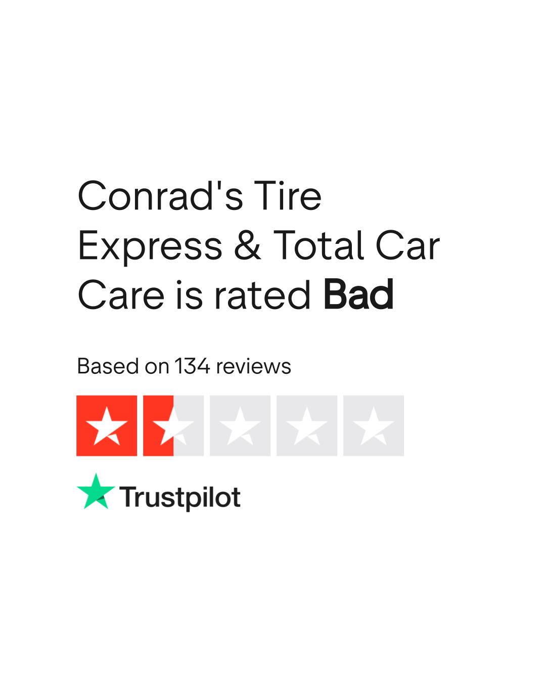 Conrad's Tire Express & Total Car Care Reviews Read Customer Service Reviews of