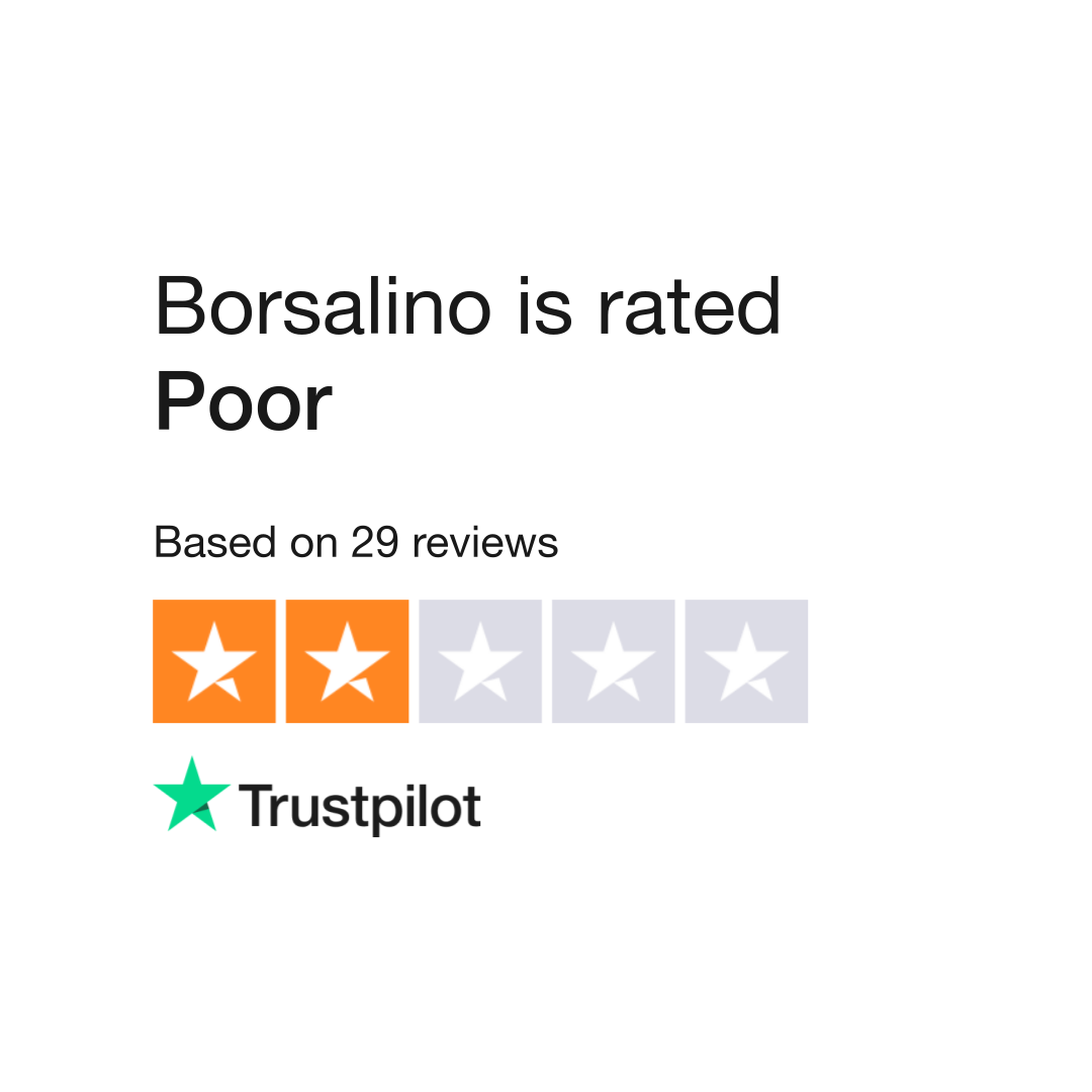 Borsalino Reviews Read Customer Service Reviews of www.borsalino