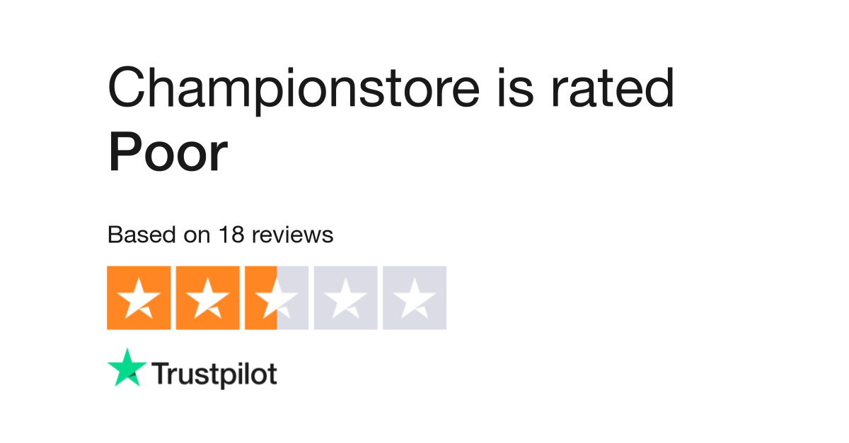 Reviews | Read Customer Service Reviews www.championstore.com