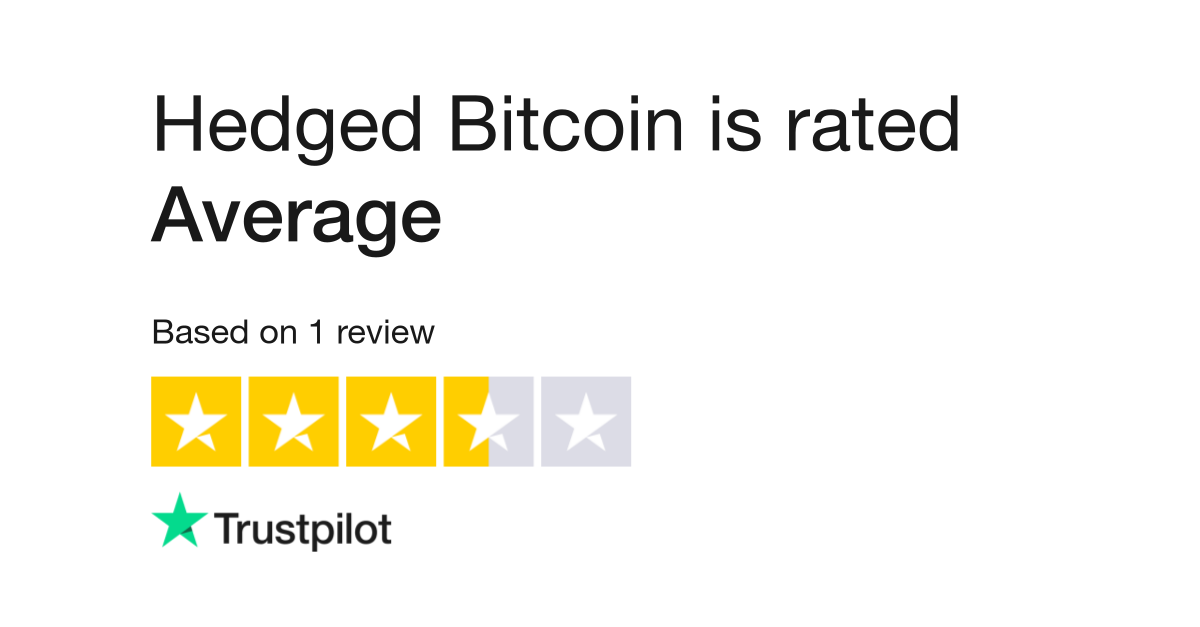 Hedged Bitcoin Reviews Read Customer Service Reviews Of Hedgedbitcoin Com