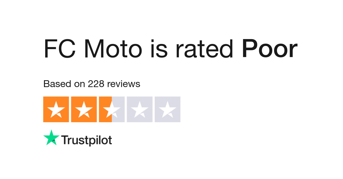 Fc Moto Reviews Read Customer Service Reviews Of Fc Moto Com 2 Of 5
