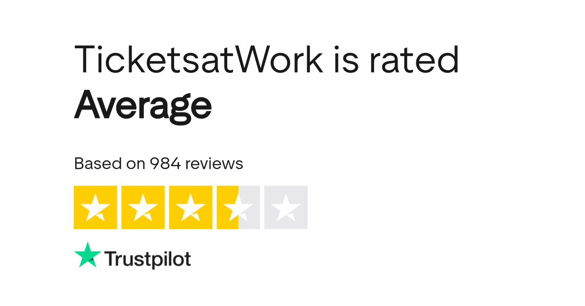 TicketsatWork Reviews Read Customer Service Reviews of www