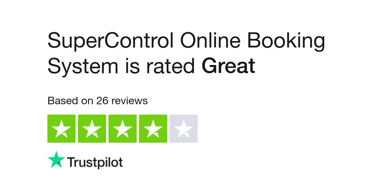 SuperControl Online Booking System Reviews  Read Customer Service Reviews  of supercontrol.co.uk