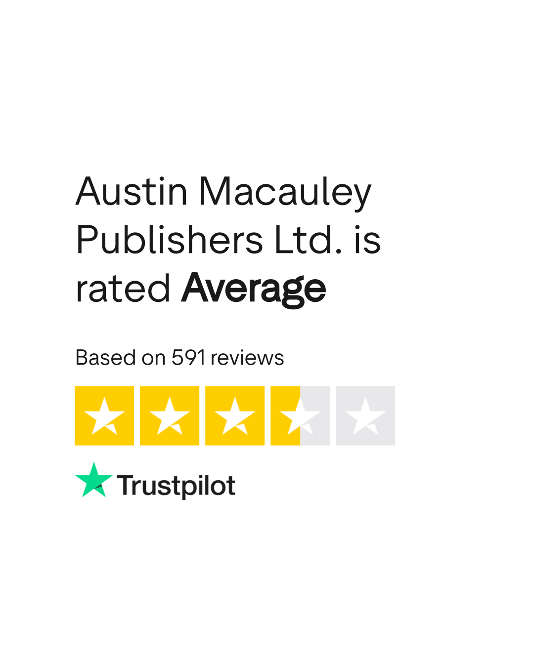 Austin Macauley Publishers Ltd. Reviews Read Customer Service Reviews of
