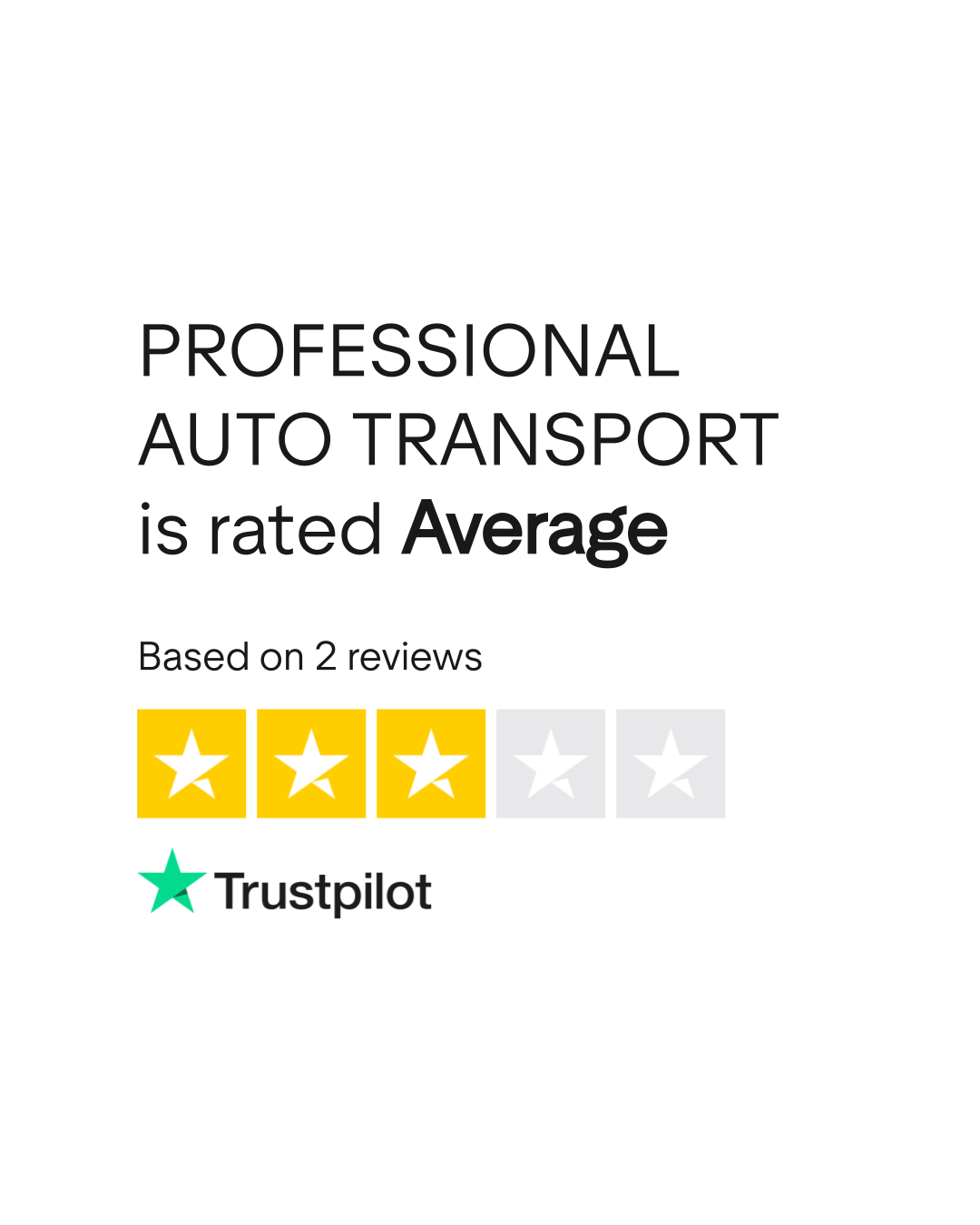 PROFESSIONAL AUTO TRANSPORT Reviews Read Customer Service Reviews of