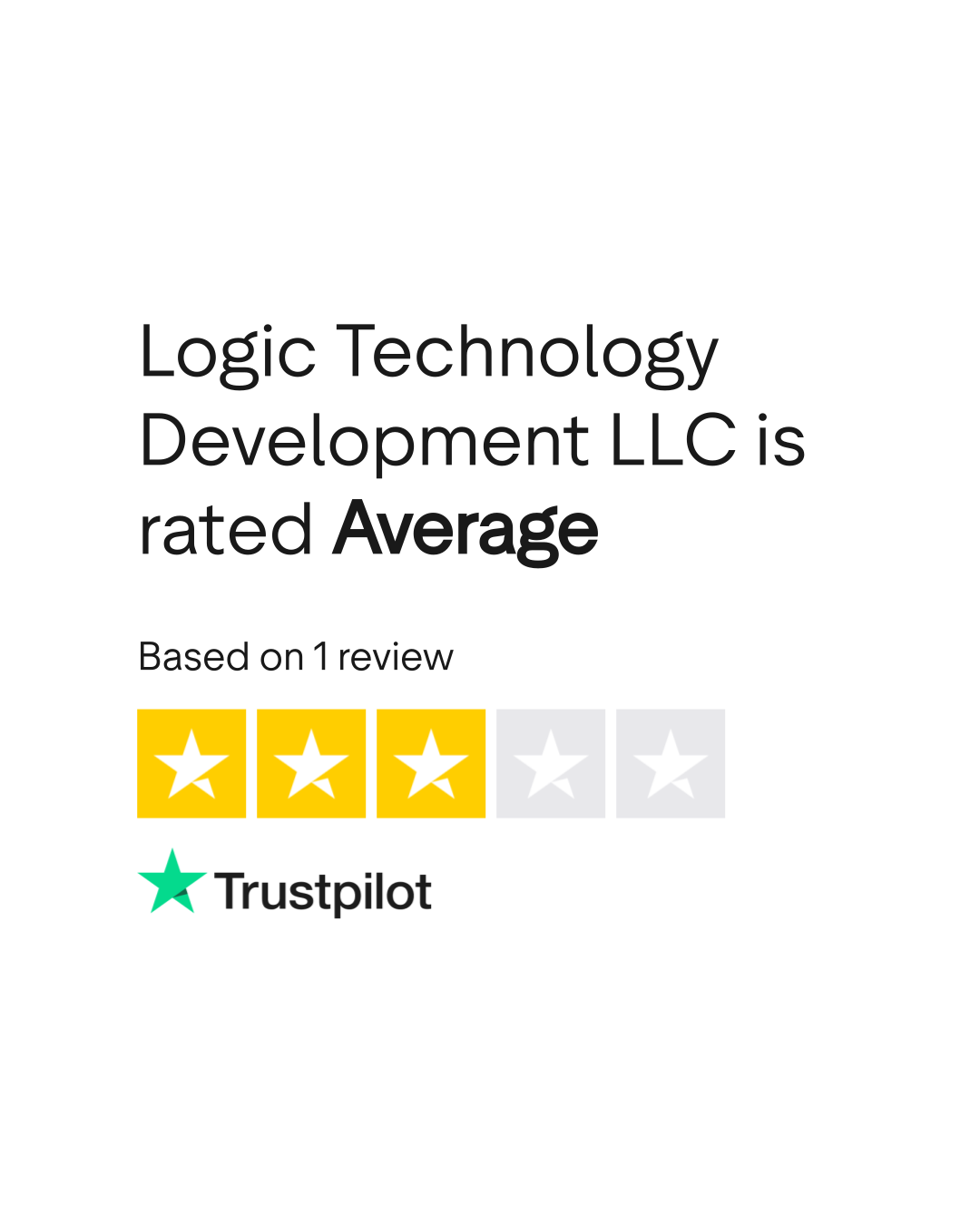 Logic Technology Development LLC Reviews Read Customer Service