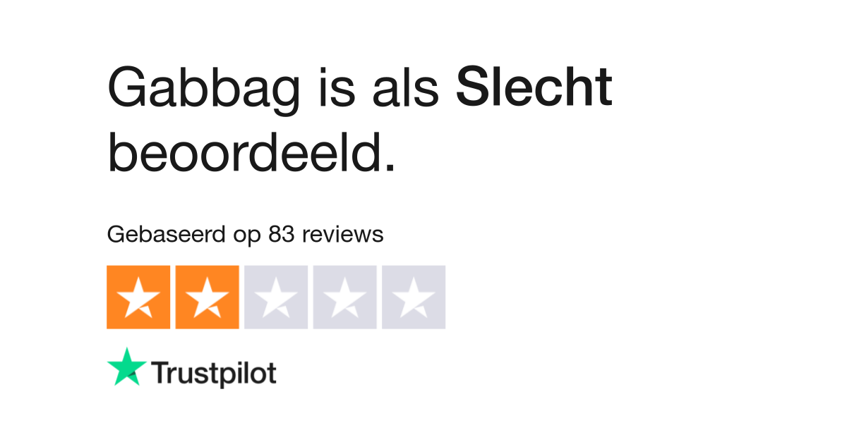 reviews | Bekijk consumentenreviews over gabbag.nl