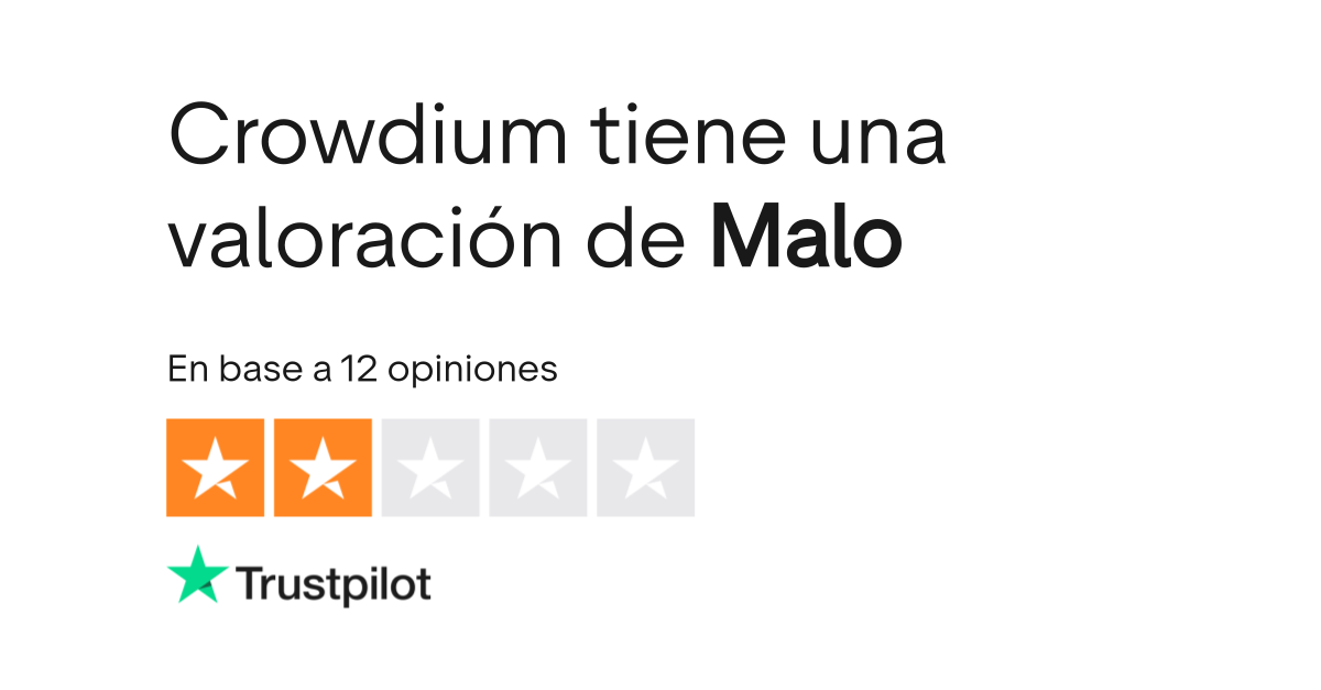 Opiniones de Crowdium Lee opiniones sobre el servicio de