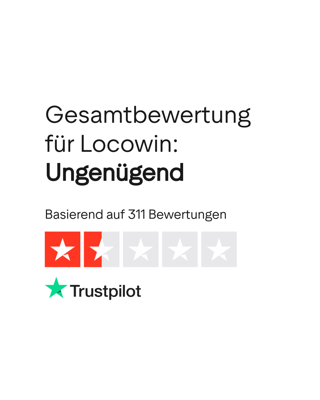 Yrityksen luokitus Trustpilotissa