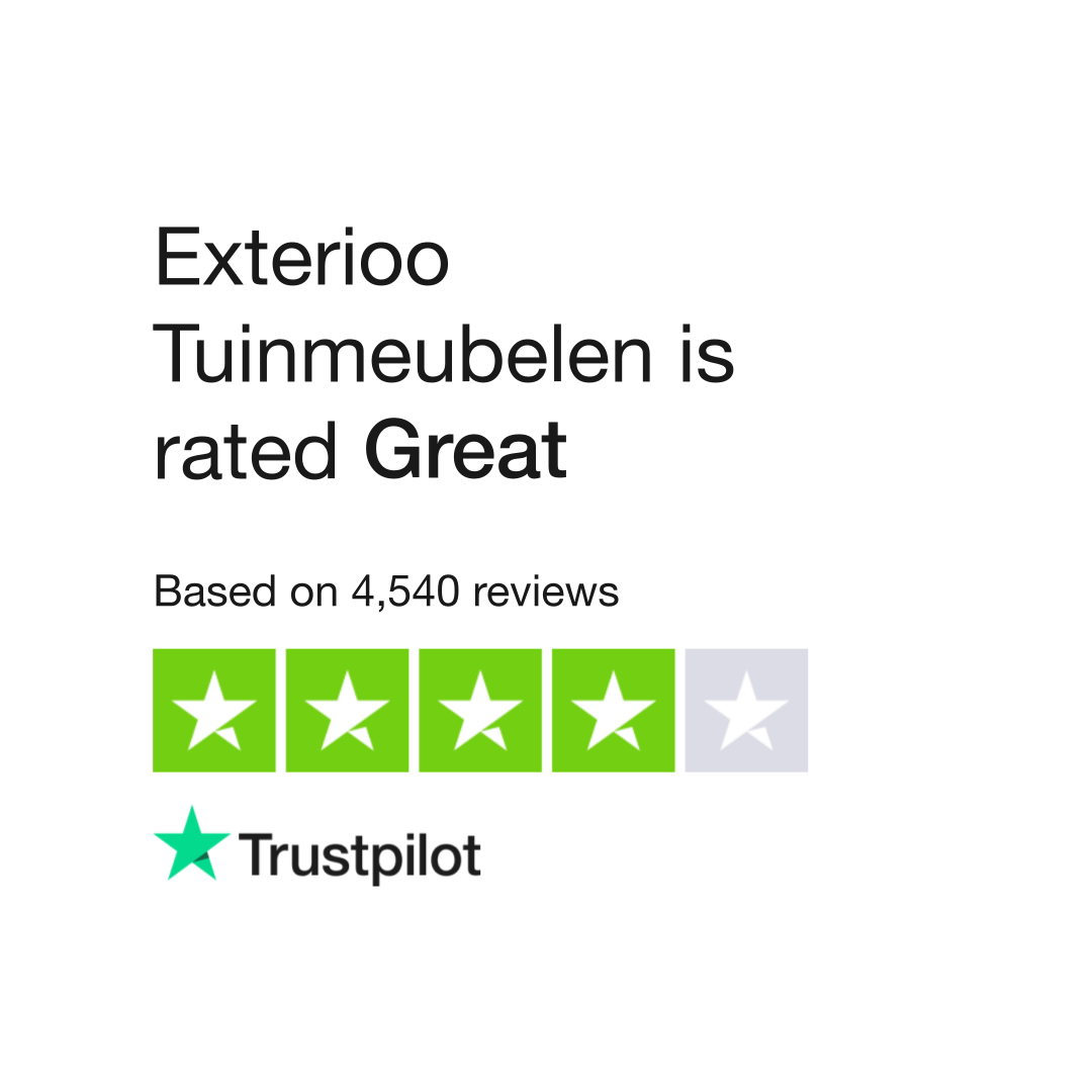 Peer Nodig hebben Verdwijnen Exterioo Tuinmeubelen Reviews | Read Customer Service Reviews of exterioo.nl
