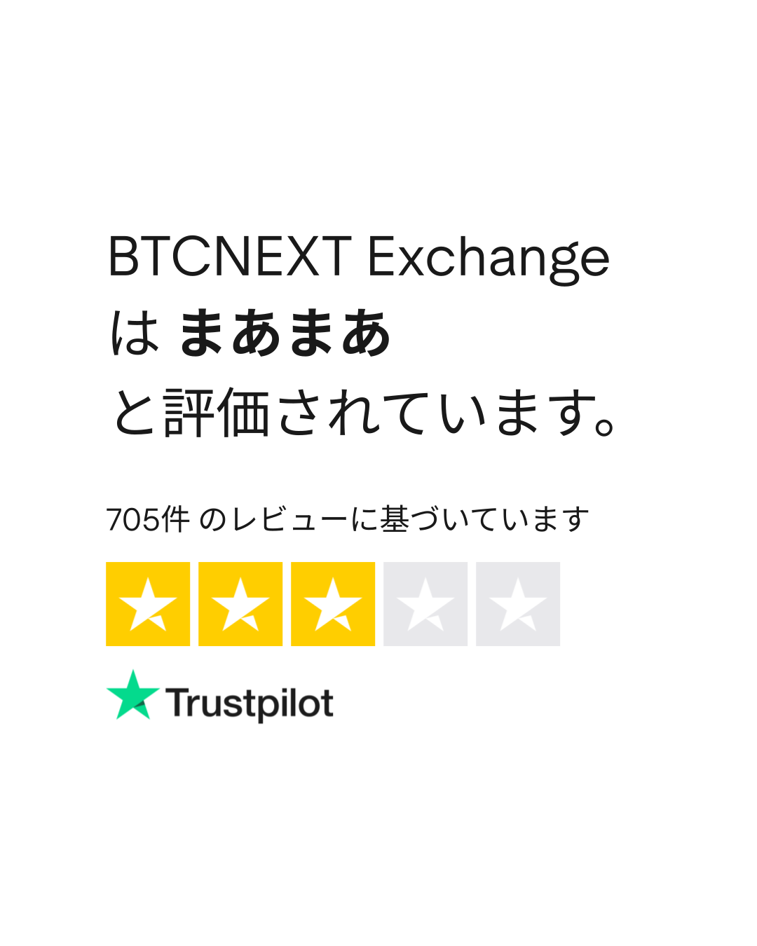 BTCNEXT Exchange のレビュー| btcnext.io についてカスタマーサービスのレビューをご覧ください | 4 の3