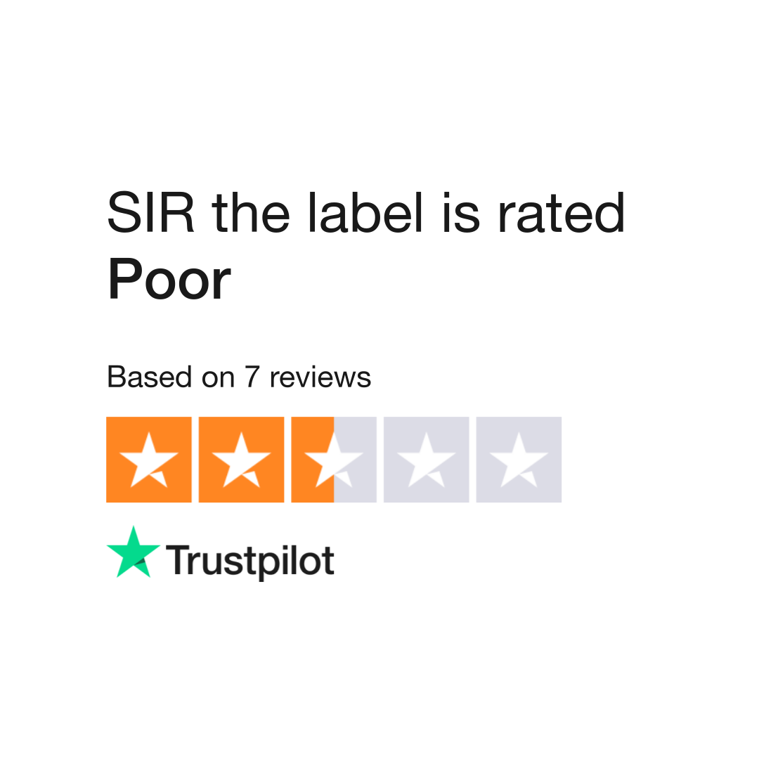 Sir the Label reviews