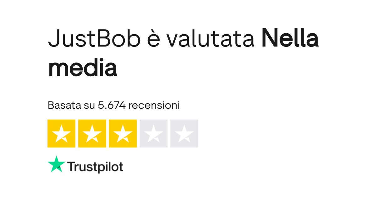 JustBob  Leggi le recensioni dei servizi di justbob.shop