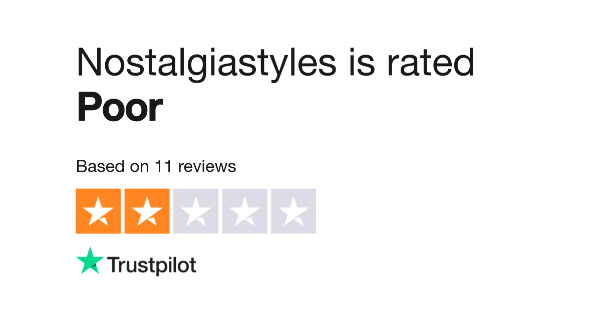 Nostalgia styles clothing outlet reviews