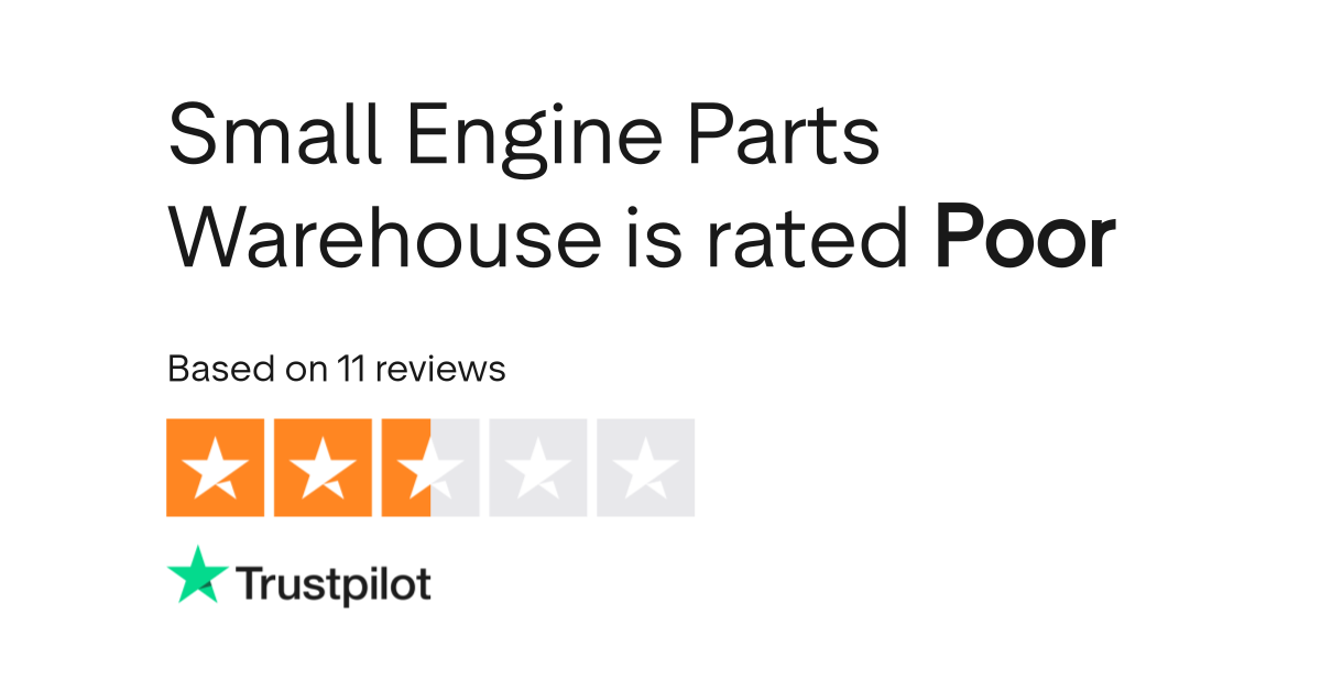 Small Engine Parts Warehouse Reviews Read Customer Service Reviews of