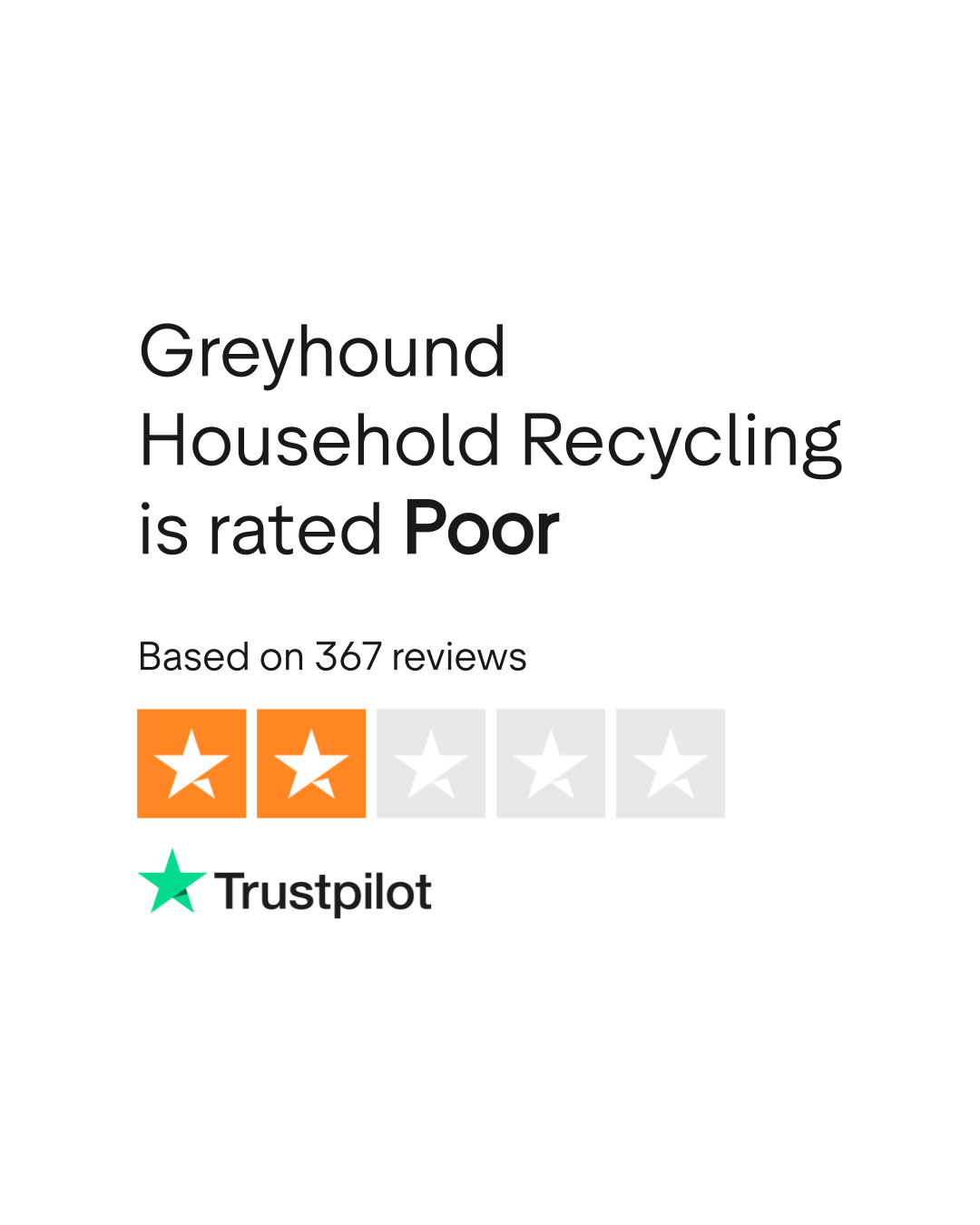 Greyhound Household Recycling Reviews Read Customer Service Reviews