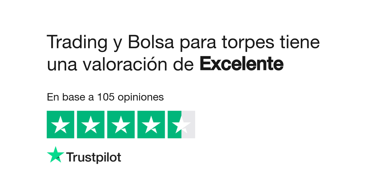 infancia sensor Literatura Opiniones sobre Trading y Bolsa para torpes | Lee las opiniones sobre el  servicio de www.tradingybolsaparatorpes.com