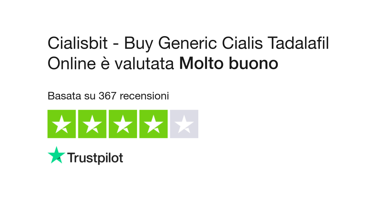 Cialisbit - Buy Generic Cialis Tadalafil Online  Leggi le recensioni dei  servizi di cialisbit.com