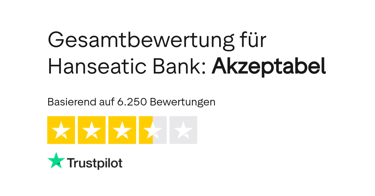 Bewertungen Zu Hanseatic Bank Lesen Sie Kundenbewertungen Zu Www