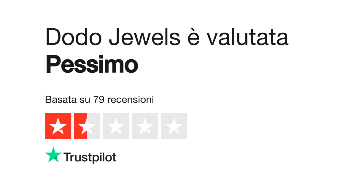 Dodo Jewels  Leggi le recensioni dei servizi di dodo.it