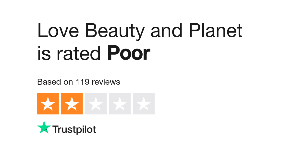 Love Beauty And Planet Reviews Read Customer Service Reviews Of Www Lovebeautyandplanet Com