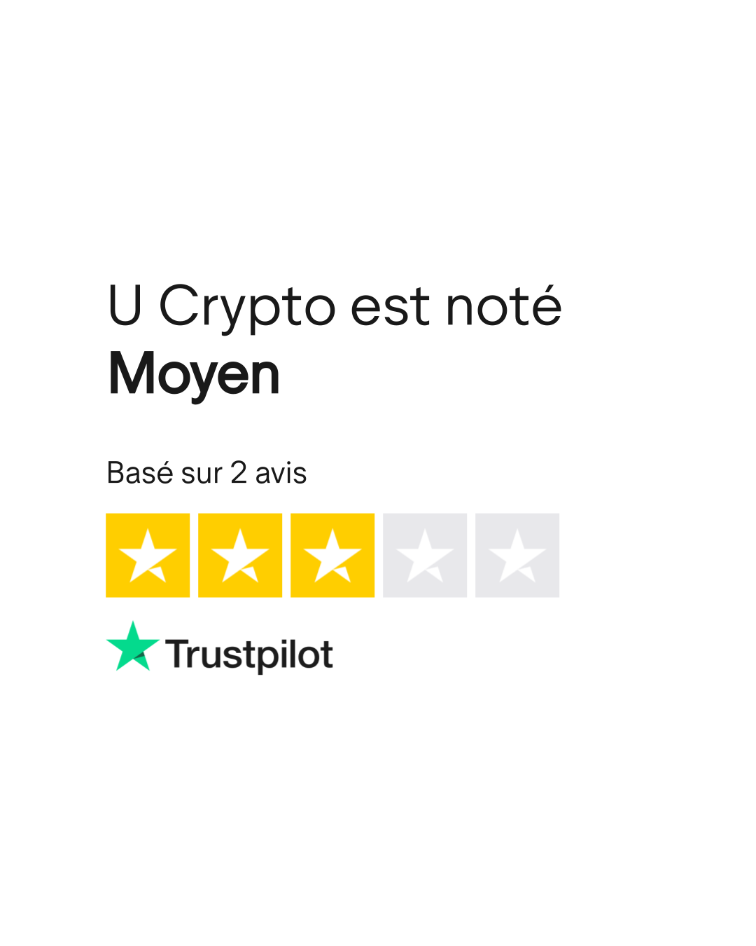 Avis de U Crypto | Lisez les avis marchands de u-crypto.com