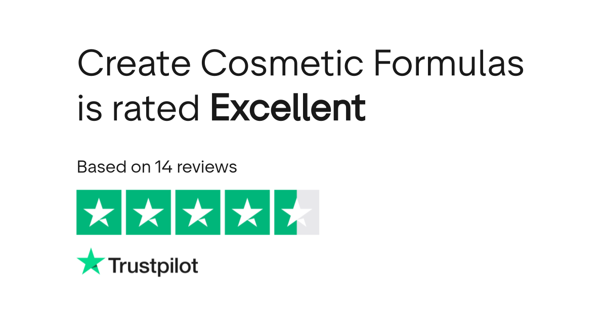 Create Cosmetic Formulas Reviews Read Customer Service Reviews of
