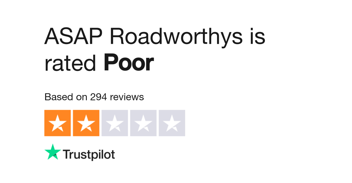 ASAP Roadworthys Reviews | Read Customer Service Reviews of ...