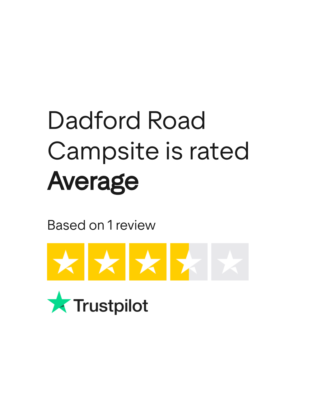 Dadford Road Campsite Reviews Read Customer Service Reviews of