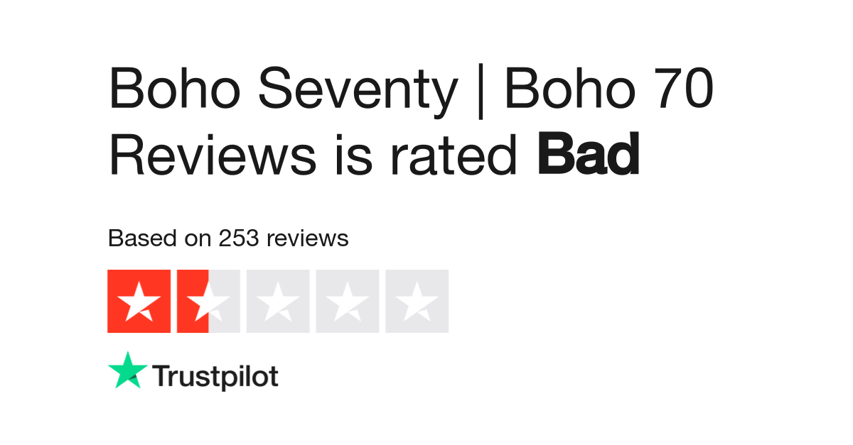 Boho Seventy Boho 70 Reviews Reviews Read Customer Service Reviews Of Bohoseventy Com
