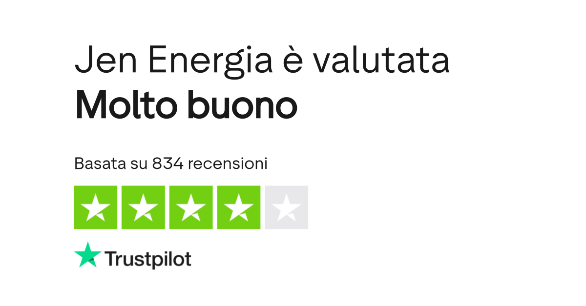Jen Energia Leggi le recensioni dei servizi di jenenergia.it
