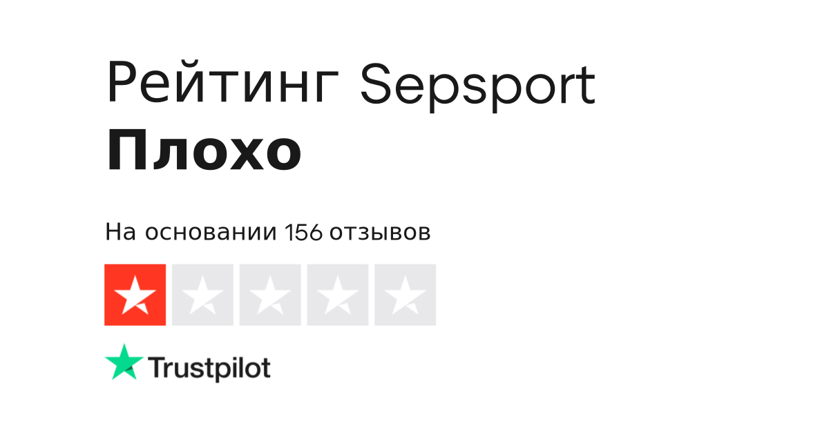Отзывы о Sepsport Читать отзывы о сервисе клиентов www