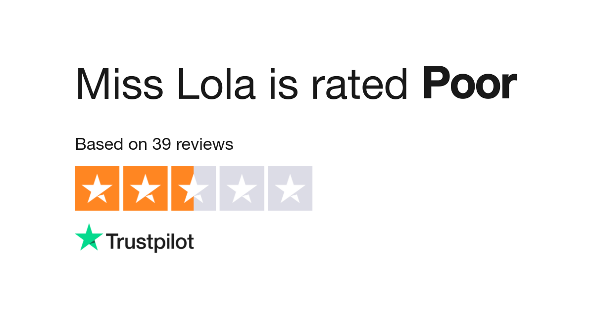 Miss Lola Reviews  Read Customer Service Reviews of misslola.com