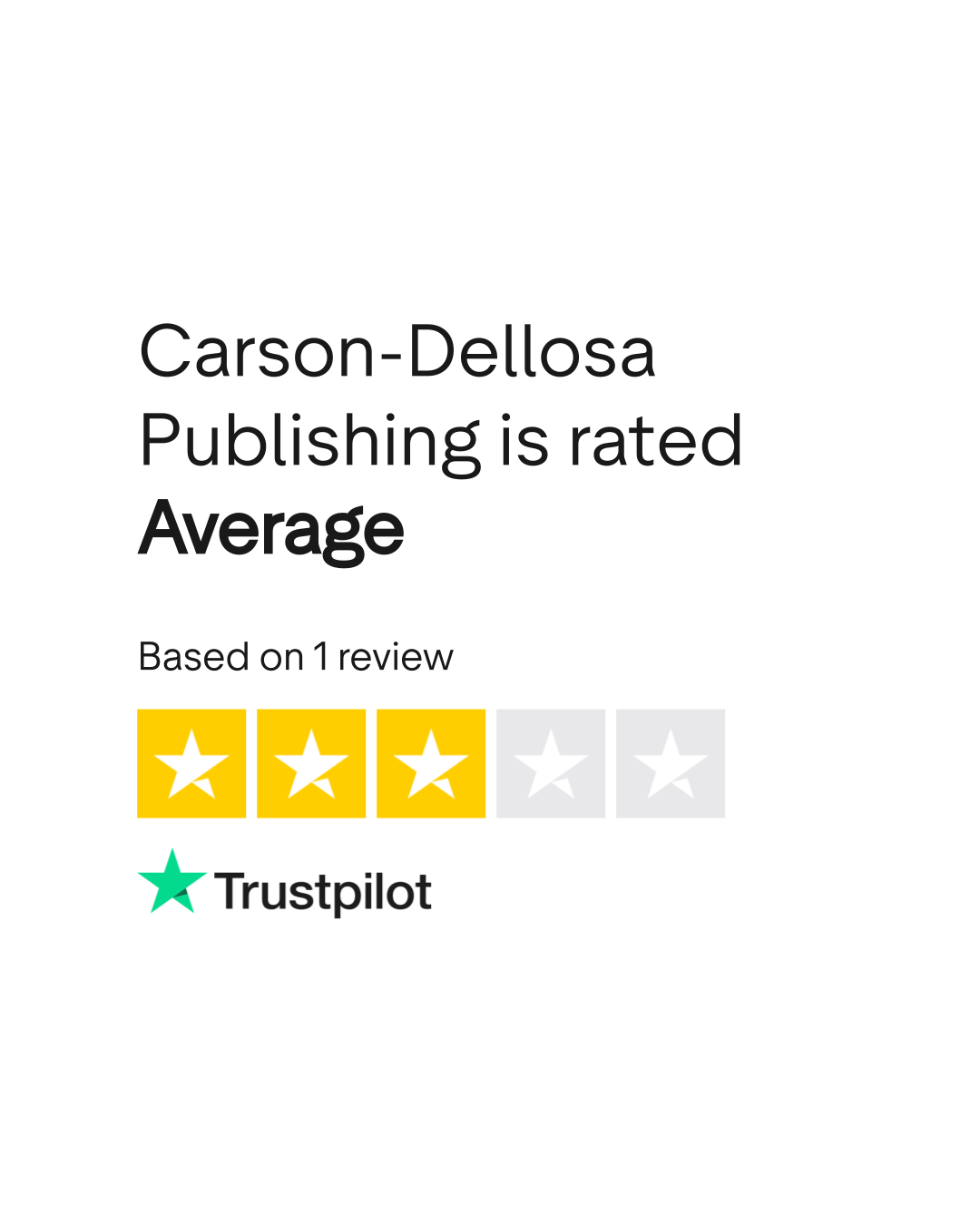 Carson-Dellosa Publishing Reviews | Read Customer Service Reviews of ...