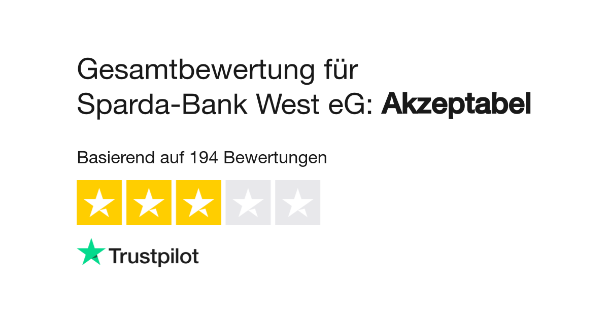 Bewertungen Zu Sparda Bank West Eg Lesen Sie Kundenbewertungen Zu Sparda West De