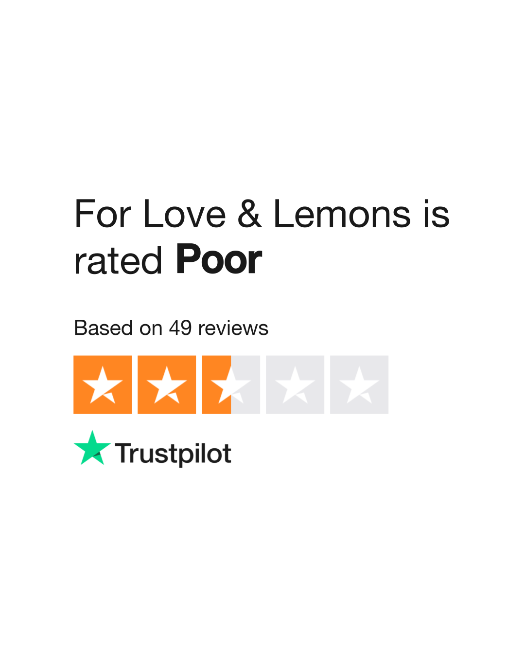 For Love Lemons Reviews Read Customer Service Reviews of