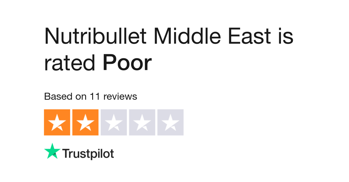 Nutribullet Middle East Reviews | Read Customer Service Reviews of ...