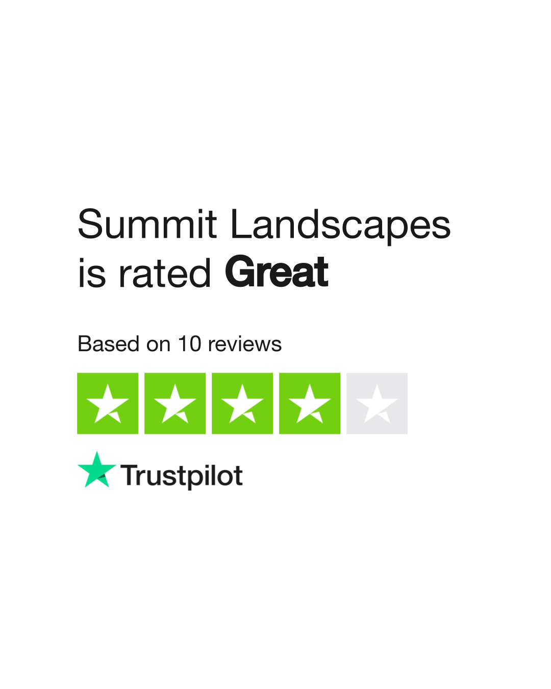 Summit landscaping deals