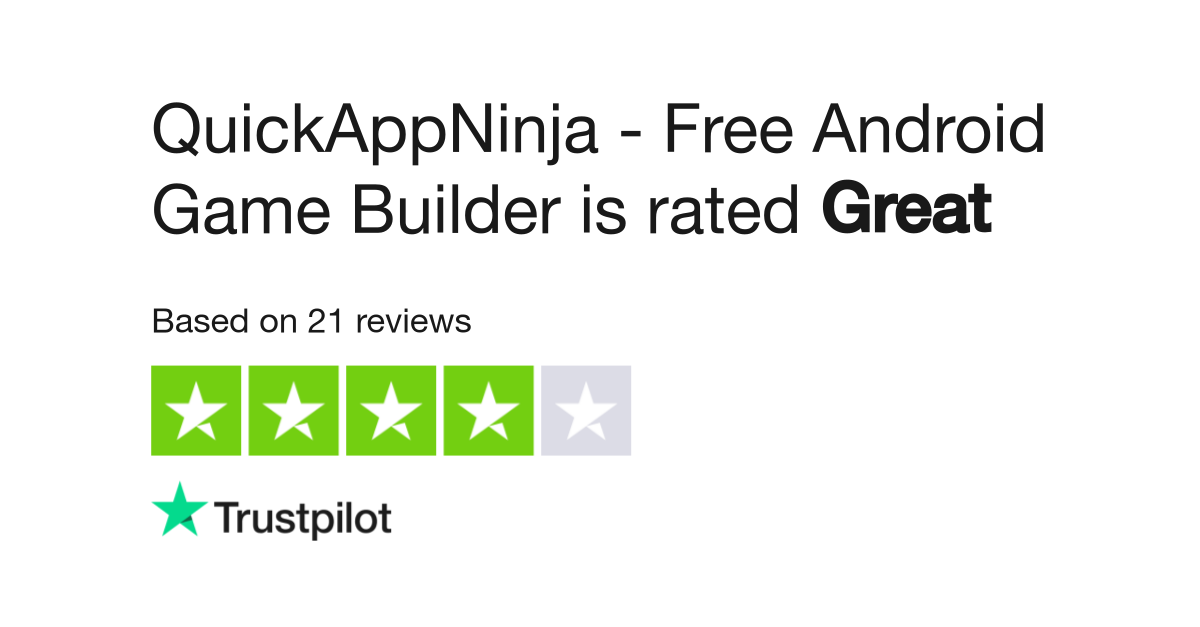 QuickAppNinja: Create Android Games without any Coding for free!