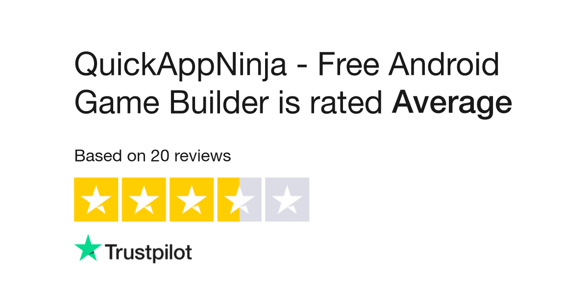 QuickAppNinja: Create Android Games without any Coding for free!
