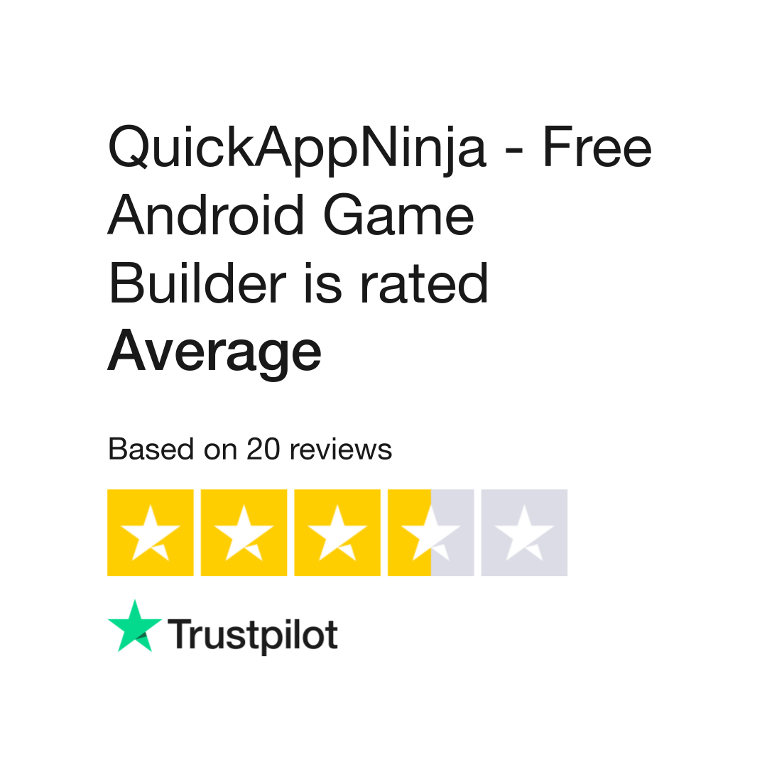 QuickAppNinja: Create Android Games without any Coding for free!